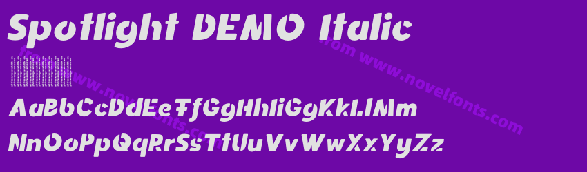 Spotlight DEMO ItalicPreview