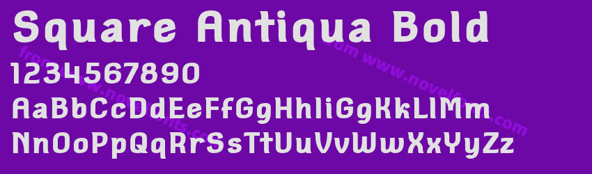 Square Antiqua BoldPreview