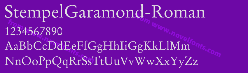 StempelGaramond-RomanPreview