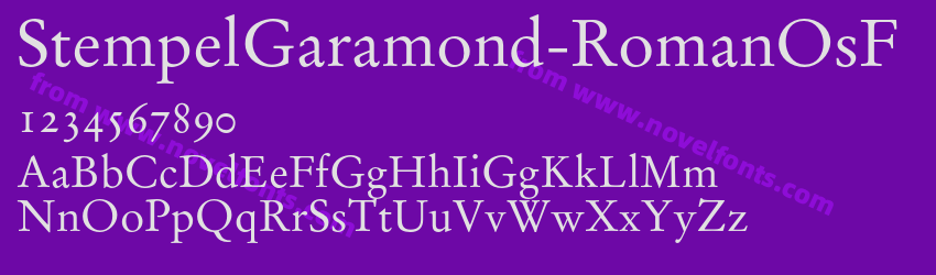 StempelGaramond-RomanOsFPreview