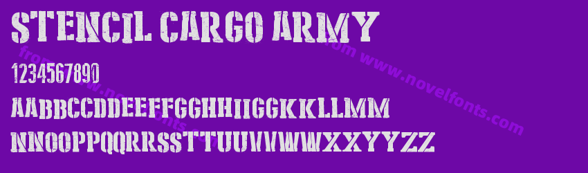 Stencil Cargo ArmyPreview