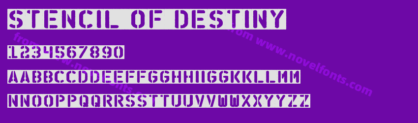 Stencil of DestinyPreview