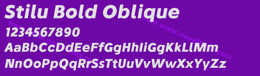 Stilu Bold ObliquePreview