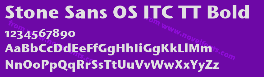 Stone Sans OS ITC TT BoldPreview