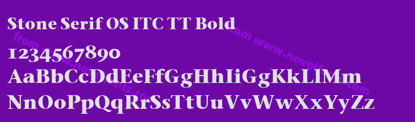 Stone Serif OS ITC TT BoldPreview