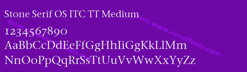 Stone Serif OS ITC TT MediumPreview