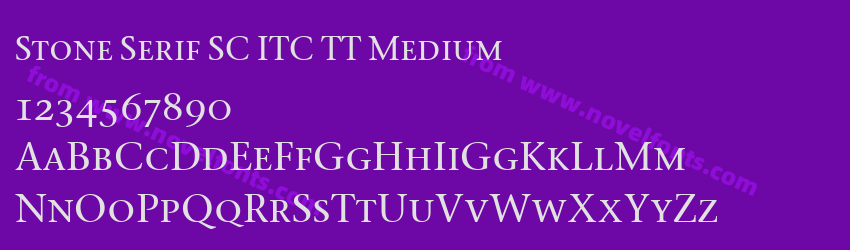 Stone Serif SC ITC TT MediumPreview