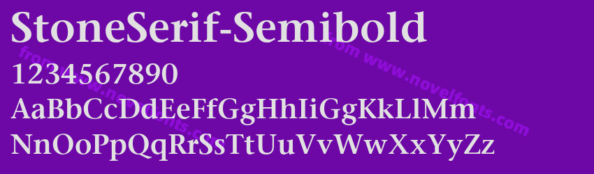 StoneSerif-SemiboldPreview