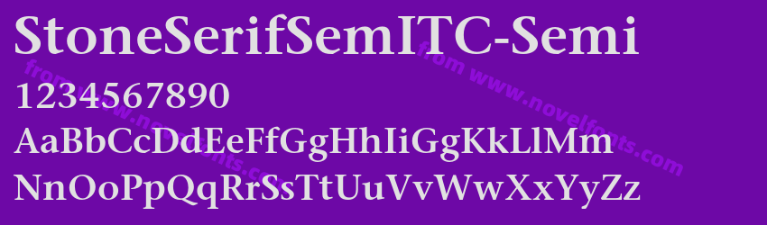 StoneSerifSemITC-SemiPreview