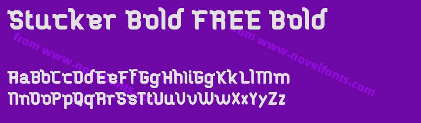 Stucker Bold FREE BoldPreview