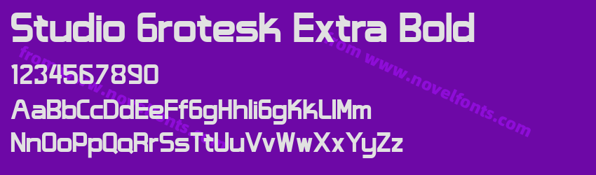 Studio Grotesk Extra BoldPreview