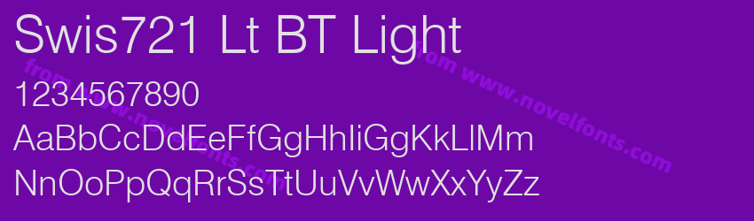 Swis721 Lt BT LightPreview