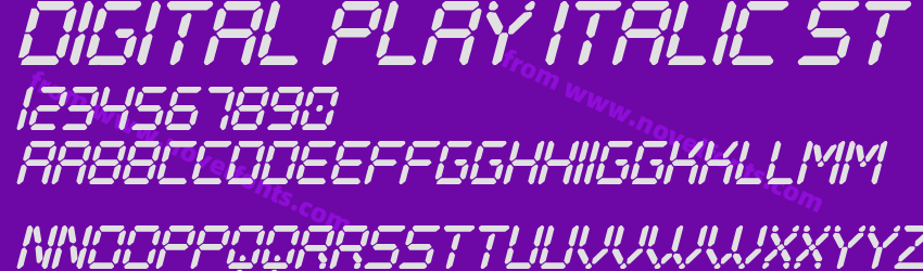 Digital Play Italic StPreview