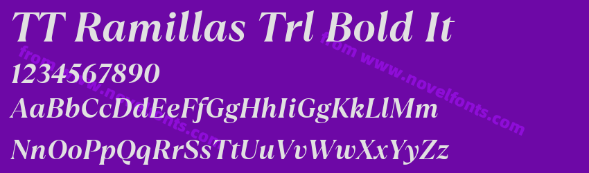 TT Ramillas Trl Bold ItPreview