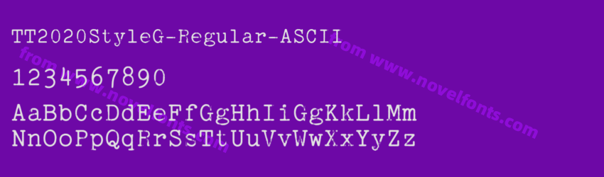 TT2020StyleG-Regular-ASCIIPreview