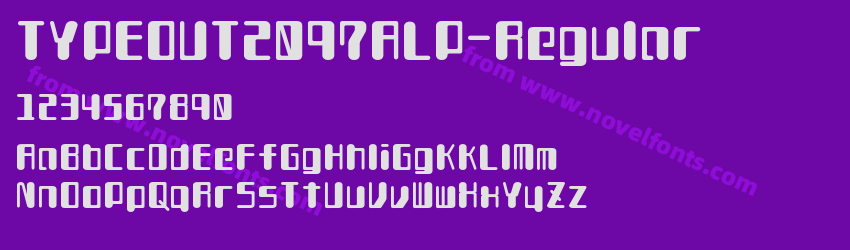 TYPEOUT2097ALP-RegularPreview