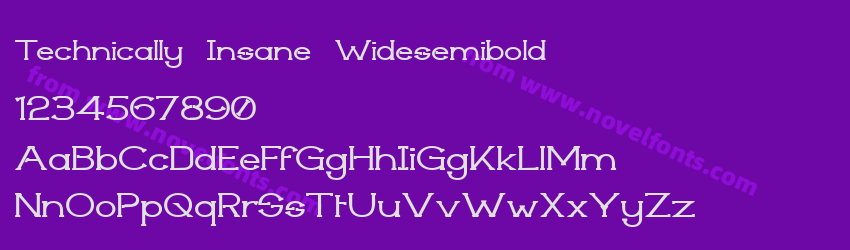 Technically Insane WidesemiboldPreview