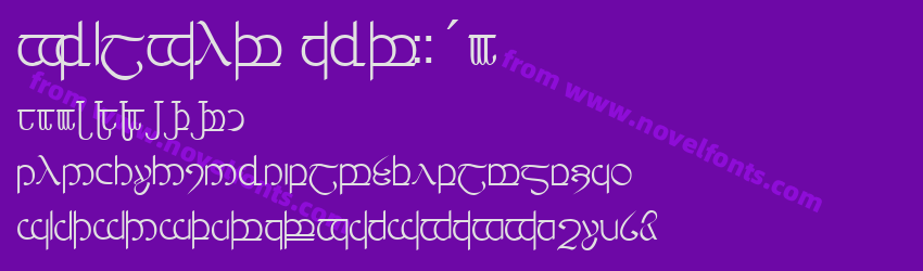 Tengwar ver. # 3Preview