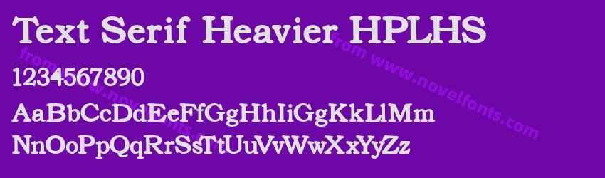 Text Serif Heavier HPLHSPreview