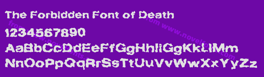 The Forbidden Font of DeathPreview