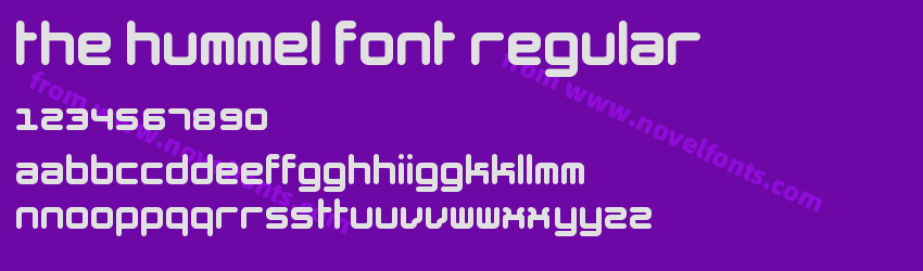 The Hummel Font RegularPreview