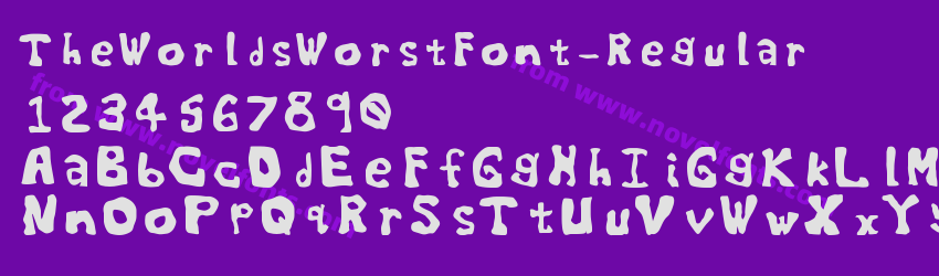 TheWorldsWorstFont-RegularPreview