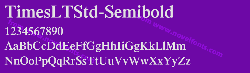 TimesLTStd-SemiboldPreview TimesLTStd-SemiboldPreview