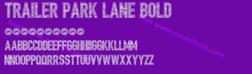 Trailer Park Lane BoldPreview