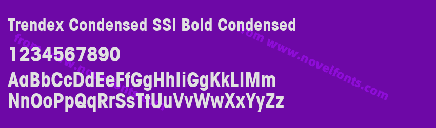 Trendex Condensed SSi Bold CondensedPreview