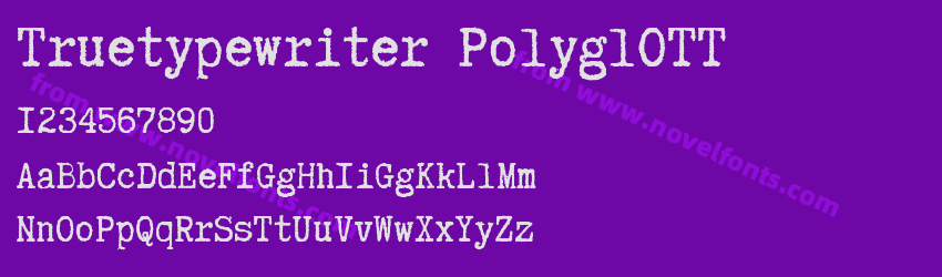 Truetypewriter PolyglOTTPreview