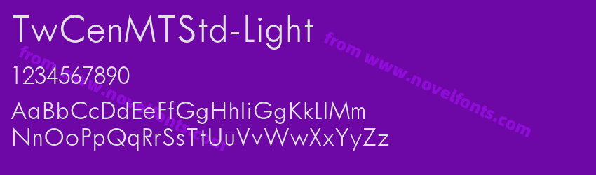 TwCenMTStd-LightPreview