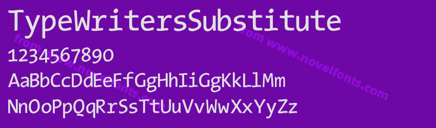 TypeWritersSubstitutePreview