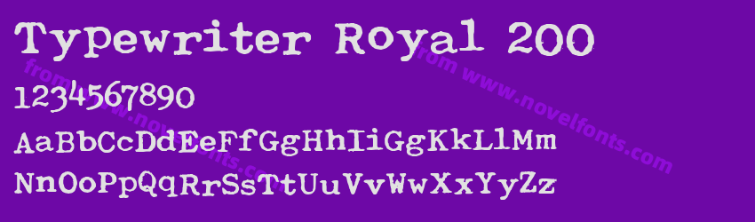 Typewriter Royal 200Preview