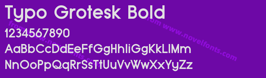 Typo Grotesk BoldPreview