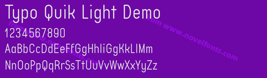 Typo Quik Light DemoPreview