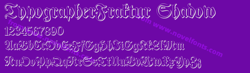 TypographerFraktur ShadowPreview