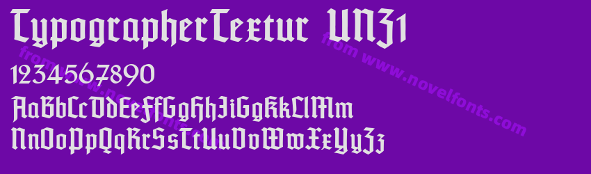 TypographerTextur UNZ1Preview