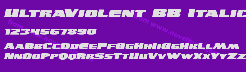 UltraViolent BB ItalicPreview