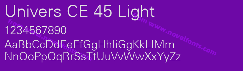 Univers CE 45 LightPreview