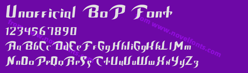 Unofficial BoP FontPreview