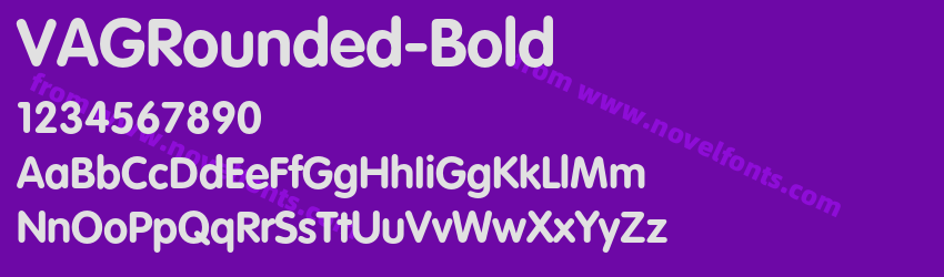 VAGRounded-BoldPreview