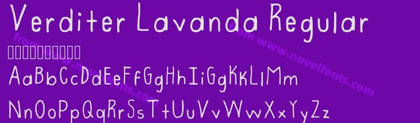 Verditer Lavanda RegularPreview