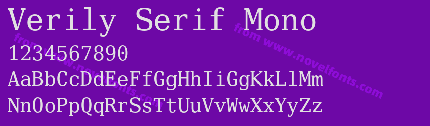 Verily Serif MonoPreview