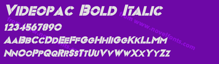 Videopac Bold ItalicPreview