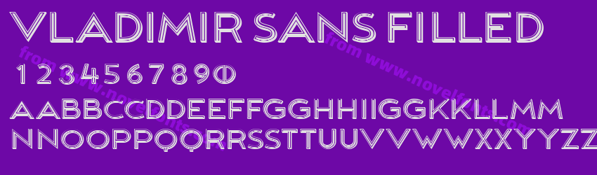 Vladimir Sans FilledPreview