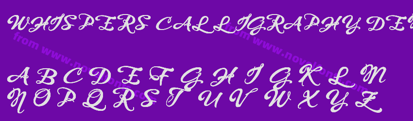 WHISPERS CALLIGRAPHY_DEMO_sinuous_BOLDPreview