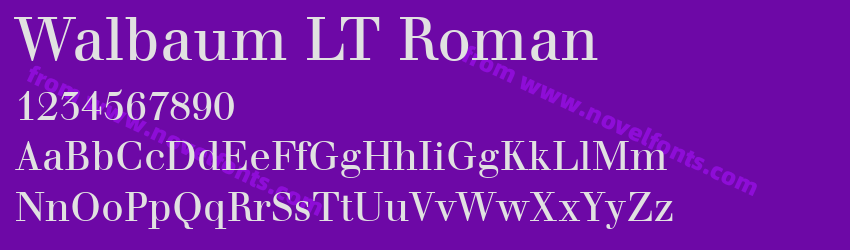 Walbaum LT RomanPreview