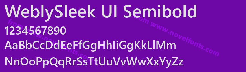 WeblySleek UI SemiboldPreview