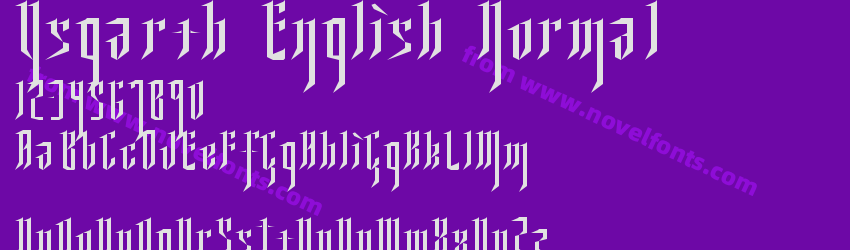 Ysgarth English NormalPreview