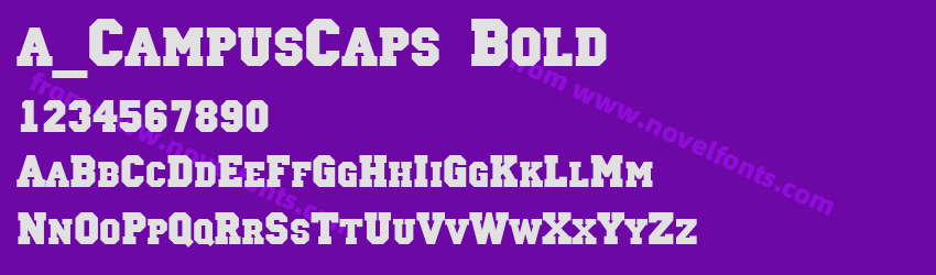 a_CampusCaps BoldPreview